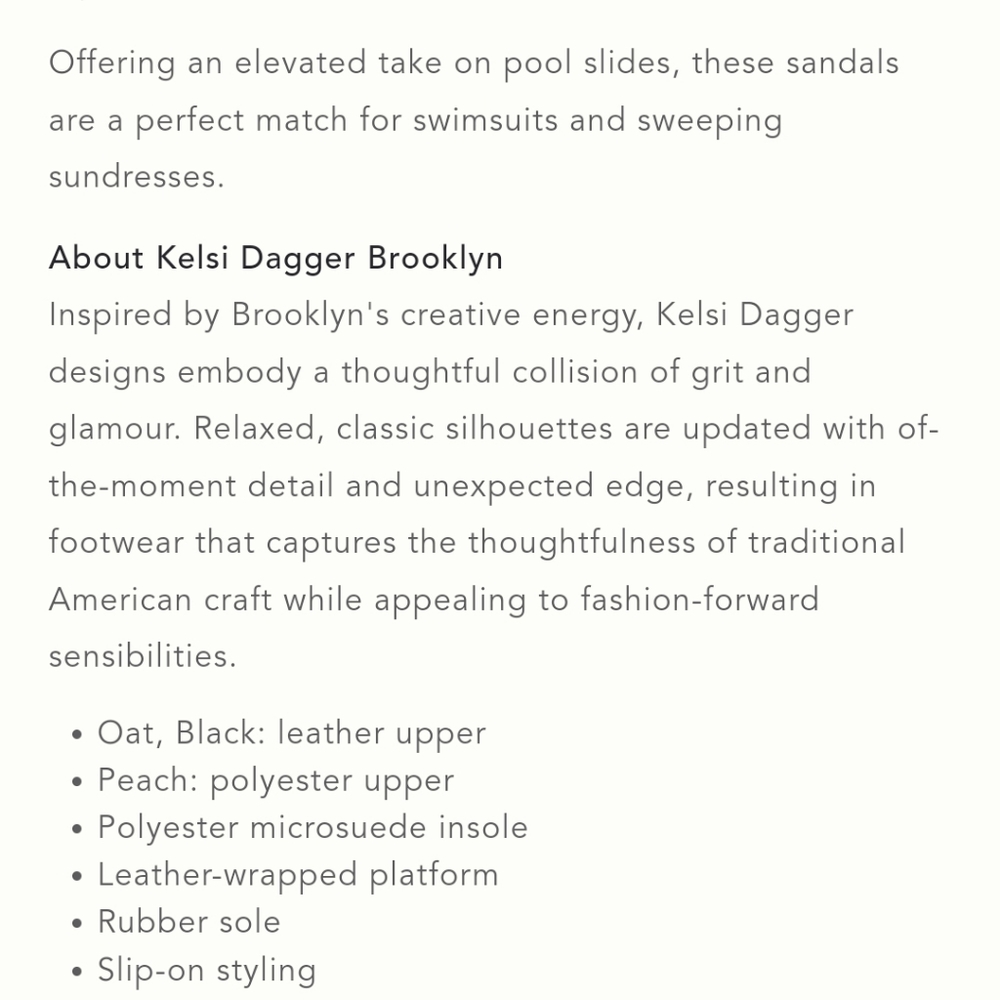 Kelsi Dagger Brooklyn Squish Slide Sandals- Oat - Picture 5 of 15